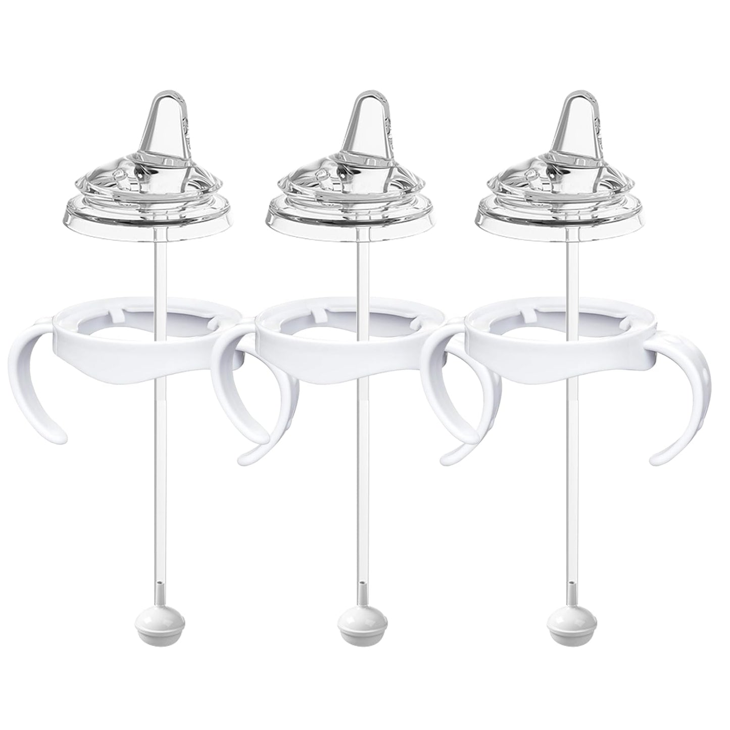 Sippy Cup Conversion Kit Compatible with Philips Avent Natural Baby Bottles, Spout Soft top and Weighted Ball Sippy Cup Transiti