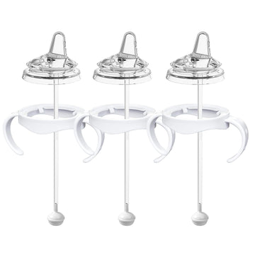 Sippy Cup Conversion Kit Compatible with Philips Avent Natural Baby Bottles, Spout Soft top and Weighted Ball Sippy Cup Transiti