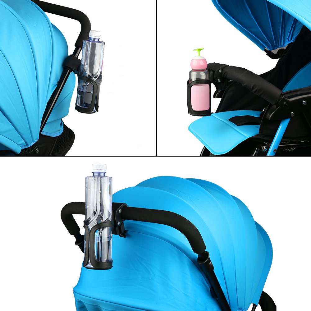 Accmor Bike Cup Holder, Bike Water Bottle Holders, Universal 360 Degrees Rotation Cup Holder For Bicycle, Stroller, Scooter, Wal