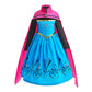 Dressy Daisy Little Girls Ice Princess Snow Queen Coronation Dress Up Costume With Cape Halloween Christmas Party Outfit Size 8-