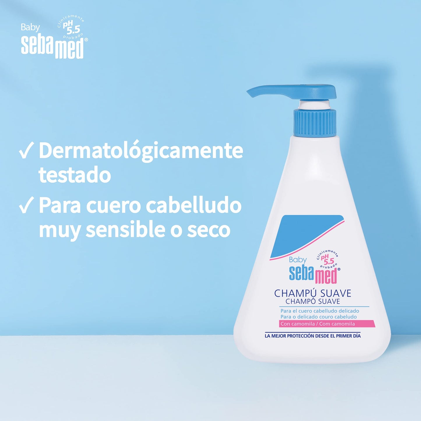 Sebamed Baby Soft Shampoo For Thin And Delicate Skin, Children'S Hair, Extra Soft Cleaning, Extremely Sensitive Leather, Multico