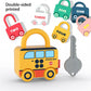 Baby Montessori Learning Educational stem Preschool Fine Motor Skills Activities Toys Busy Board 12 18 24 Months,Toddlers Sensor
