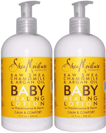 Shea Moisture Raw Shea Chamomile & Argan Oil Baby Lotion 13 Oz (Pack Of 2)