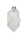Feto Rainy Bear Hooded Baby Towel | Soft Waffle Cotton | Baby Towel for Newborn | Safe & Comfortable for Newborns & Infants | Li