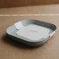 Mushie Square Dinnerware Plates For Kids | Made In Denmark, Set Of 2 (Cloud)