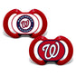 Baby Fanatic Mlb 2-Piece Gen. 3000 Pacifier, Washington Nationals