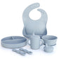 Little Loon Baby Led Weaning Starter Set - Complete Silicone Feeding Kit for 6+ Months - Baby Plates, Bibs, Spoons & Sippy Cup -