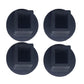 A To Z Hub Vacuum Rubber Pad For Square Pipe Baby Swing Cradle/Ghodiyu. (For Square Pipe)Black, 4,1 Count