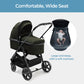 Mompush Wiz 2-In-1 Convertible Baby Stroller With Bassinet Mode - Foldable Infant Stroller To Explore More As A Family - Toddler