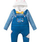 Latobreath Newborn Baby Boy Girl Easter Costume Outfit Long Sleeve Hooded Romper Bunny Ear Face Infant Clothes(6-12M)