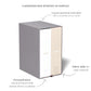 Savor | The Original Deluxe Baby Keepsake Box | Fabric Bound Acid-Free Gender-Neutral Minimalist Newborn Keepsake And Memory Org