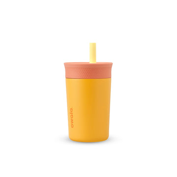 Owala Kids Insulation Stainless Steel Tumbler With Spill Resistant Flexible Straw, Easy To Clean, Kids Water Bottle, Great For T