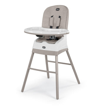 Chicco Stack Hi-Lo 6-In-1 Multi-Use Convertible High Chair, Reclining High Chair For Babies And Toddlers Easy-Clean Baby Booster