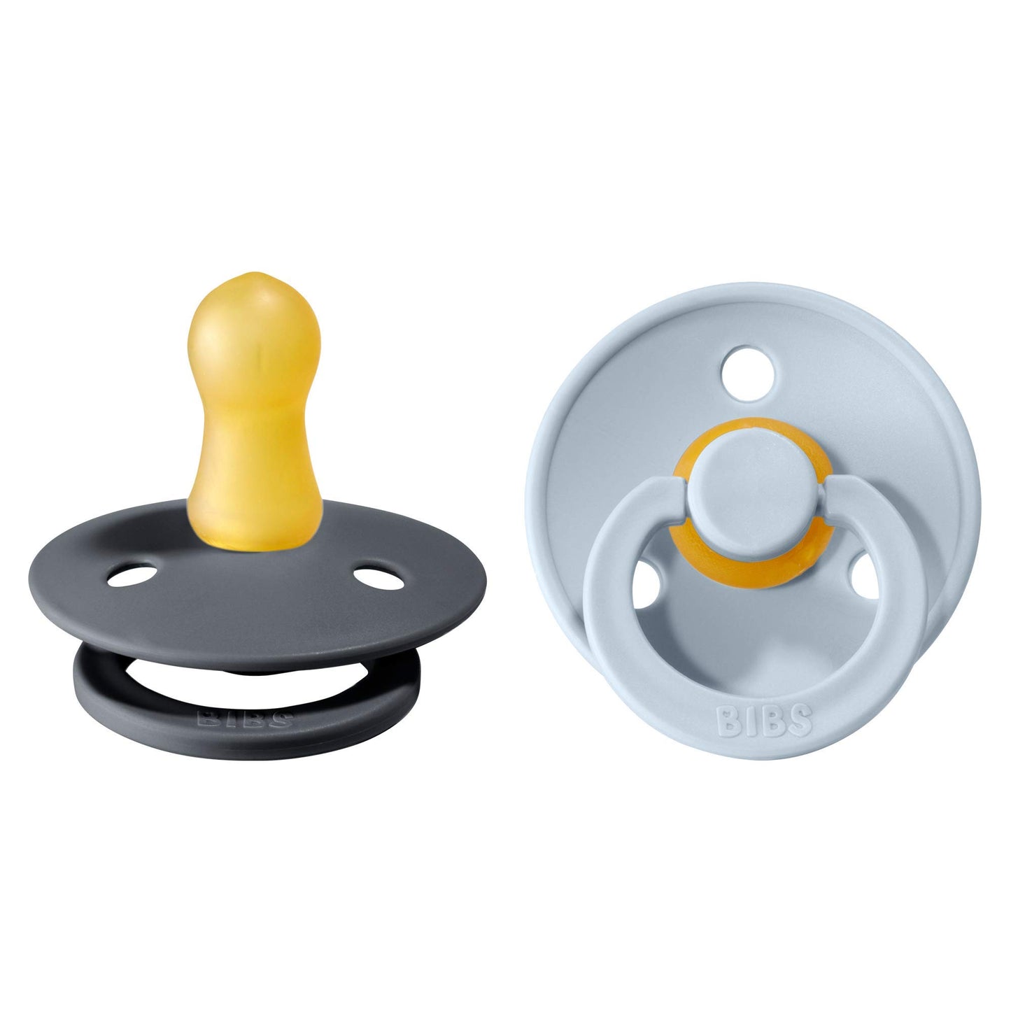 Bibs Pacifiers | Natural Rubber Baby Pacifier | Set Of 2 Bpa-Free Soothers | Made In Denmark | Deep Space/Petrol | Size 0-6 Mont