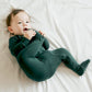 Vaenait Baby Toddler Boys Girls Solid Fotie Pajama Cozy Modal Green 24M