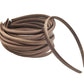 Hixixi 20Pcs Pack Girls/Women Diy Satin Fabric Covered Ribbon Headbands Hairband (20Pcs Brown Color)