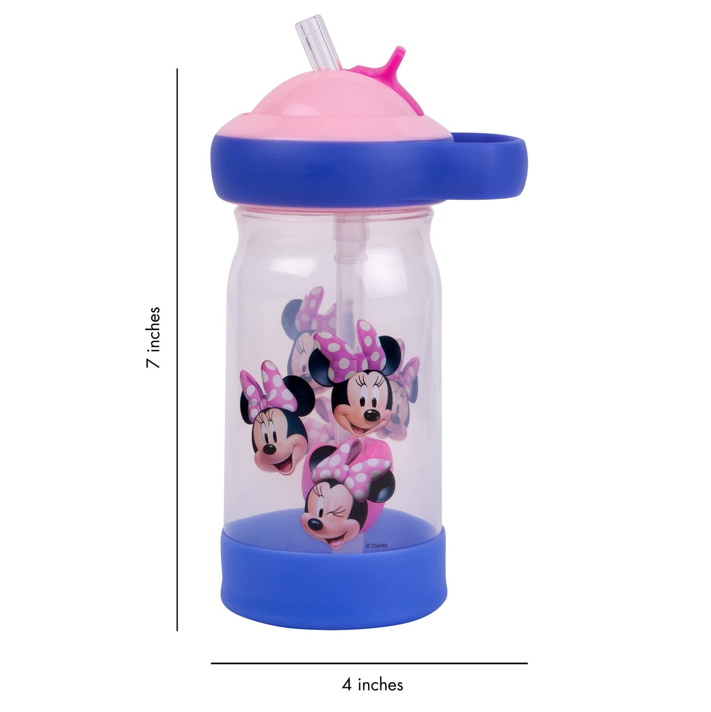 The First Years Sip & See Toddler Water Bottle With Floating Charm, Multi, 12 Oz