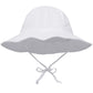 Simplikids Upf 50+ Uv Sun Protection Wide Brim Baby Sun Hat,White #4,0-12 Months