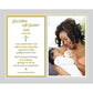 Poetry Gifts Baptism Godchild Keepsake From Godmother, Godfather - 8X10 Inch Print Personalized From Godparents