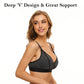 Hands-Free Pumping And Nursing Bra - Adjustable Wireless Comfortable Breast Pump Bra, Fits Small-Xx-Large (Grey, Medium)