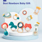 hahaland Baby Toys 0-6 Months - Baby Teething Toys for Babies 0-6 Months - Infant Baby Toys 6-12 Months - Rattles Teethers for B