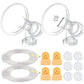 Maymom Myfit Breast Pump Kit Compatible With Medela Pump In Style Advanced Breast Pumps; 2X 29Mm Breastshields (One-Piece), 4 Va