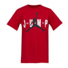 Nike Jump Logo Tee T-Shirt Rossa Da Bambino 956869-R78