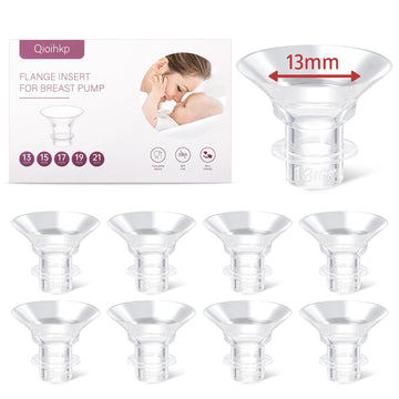 Electric Breast Pump Flange Inserts 13 Mm 8Pcs For 24 Mm Shields Flange/Shield Of Most Pumps, Bpa Free Inserts,Hands-Freebreast