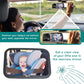 Rightcar Solutions Baby Car Mirror For Infant | Rear Facing Car Seat Mirror For Infant & Newborn | Shatterproof, Wide Crystal Cl