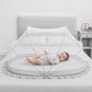 KmCho Baby Mosquito Net Tent for Infants, Foldable PopUp Mesh Canopy for Crib Bed, Portable Insect Protection Net for Indoor an