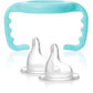Thinkbaby Baby Bottle to Sippy Conversion Kit, Blue