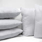 Cloth Fusion Microfiber Sofa Cushion Fillers, White, 24x24 inch, Set of 5