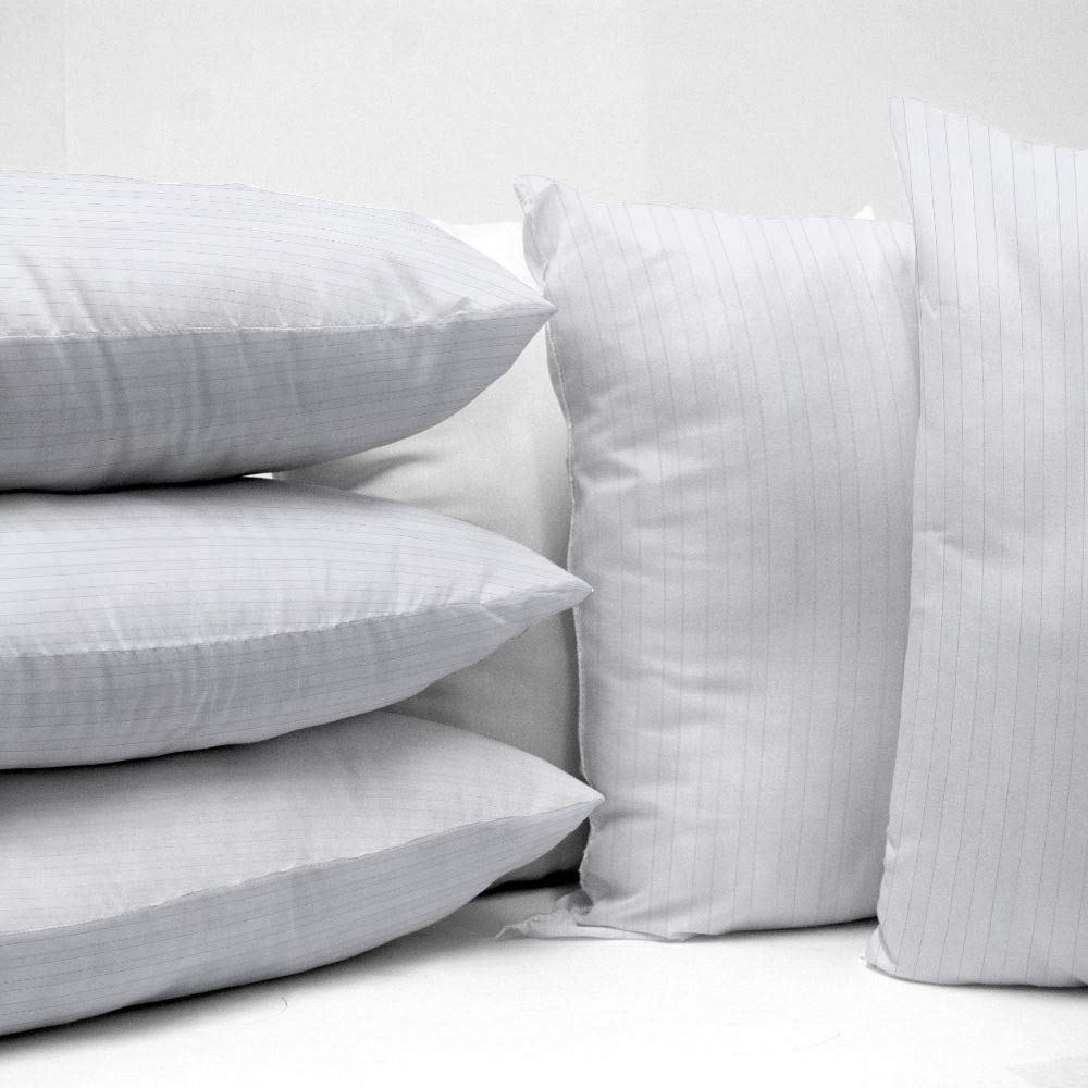 Cloth Fusion Microfiber Sofa Cushion Fillers, White, 24x24 inch, Set of 5