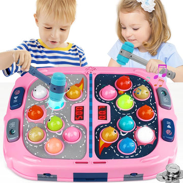 Hammer Mole Game,Toys for 3-12 Year Old Boys and Girls,Whack Game Toy for Toddlers,Birthday Gifts for 3 4 5 6 7 8+ Girls Kids,In