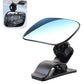 DYEKNEE 1 PC Car Sun Visor Child Observation Mirror, 3.5 x 2.2 HD Glass 360 Degree Adjustable Curved Large View Mirror, Multi-fu