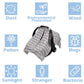 The Worlds Softest Cozybaby 4-In-1 Carseat Canopy & Nursing Cover. 4 Uses - Baby Car Seat & Stroller Cover, Nursing Cover Breast