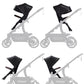 Momcozy Changego Baby Stroller Second Seat Only | Extra Seat Attachment For Changego Stroller | Adjustable Reclining Seat, Exten