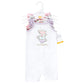 Hudson Baby Unisex Baby Cotton Rompers, Tea Party, 0-3 Months