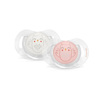 Suavinex Bonhomia Sx Pro Physiological Pacifier, Supports Breastfeeding Babies, Pacifiers 0-6 Months, 2 Pack Baby Pacifier, Baby