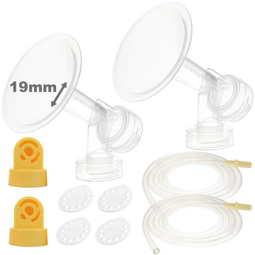 Nenesupply Pump Parts With 19Mm Flanges Compatible With Medela Pump In Style Parts Accessories Breast Pump Not Original Medela P