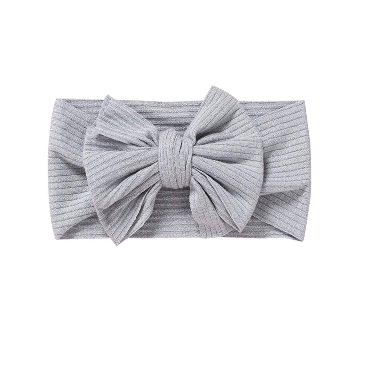 Mookiraer Baby Girls Headbands With Bows Handmade Hair Accessories Stretchy Hairbands For Newborn Infant Toddler Baby Essentials