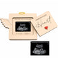 KATINAT Memorial Picture Frame, I Carried You Every Second of Your Life Wooden Photo Frame With Stand, Baby Loss Memorial Gifts 