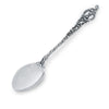 AMBEDORA Small Spoon Roma for Boy or Girl, Oxidized 925 Sterling Silver, Christening, Birthday Gift