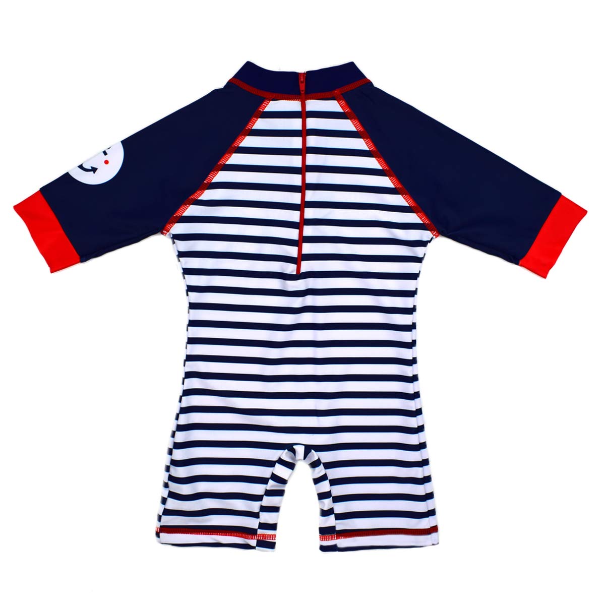 Baby/Toddler One Piece Zipper Sunsuits Upf 50+ Sun Protection Beach Sunsuits 7T