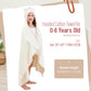 Style Quarters Baby Bath Towel - 100% Cotton Terry Soft Hooded Towel Cartoon Alpaca Baby Beach Towels Super Absorbent Large Embr