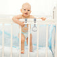 SAFIGLE Baby Playpen - Pull Up Rings Assistant for Baby Walking Exercises - Grey