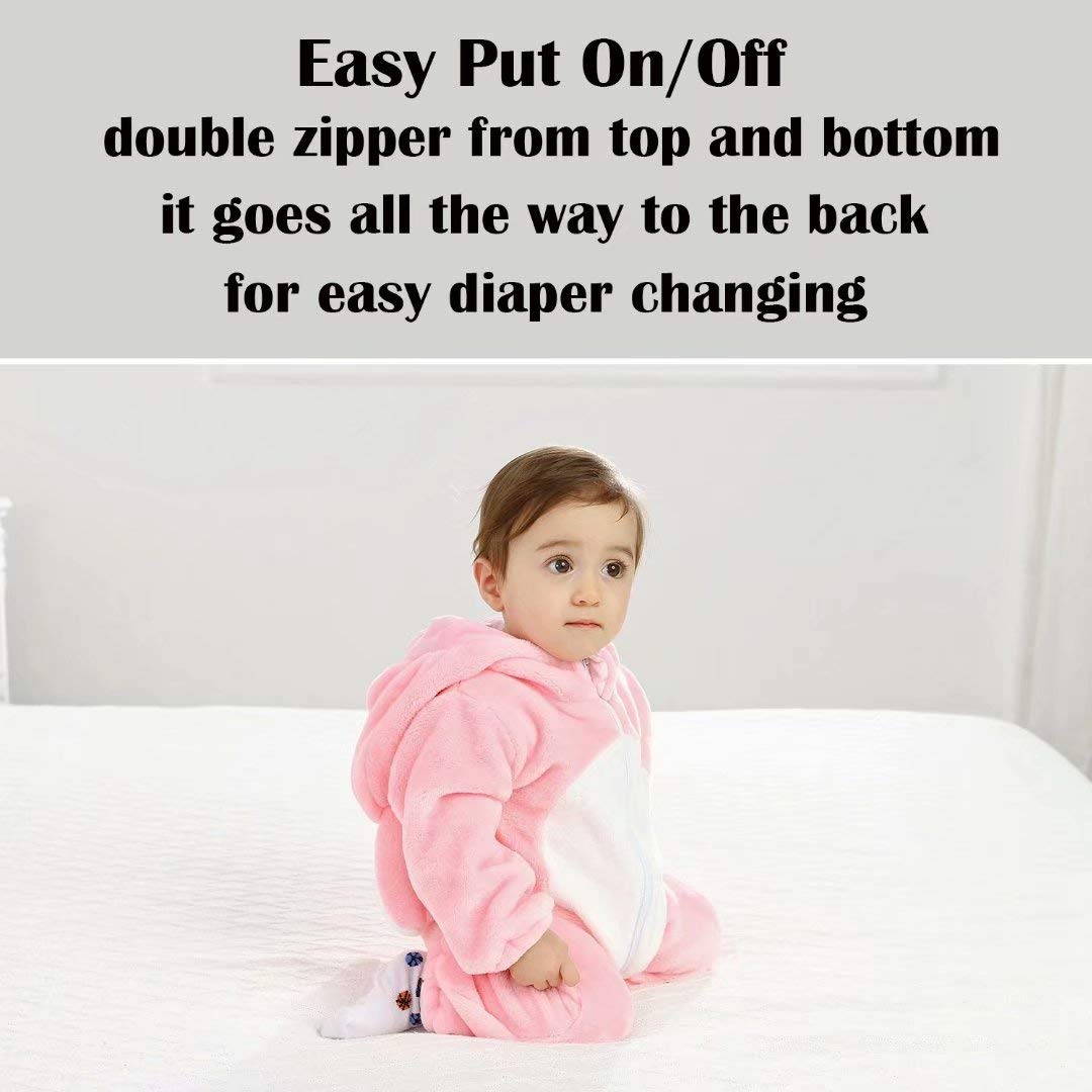 Qiaoniuniu Halloween Baby Bunny Costumes Toddler Outfit Infants Cosplay Romper 18-24 Months