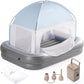 OGERY Inflatable Toddler Travel Bed with Cordless Rechargeable and Detachable Air Pump and Tent, Portable Kids Air Mattress with