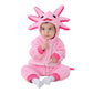 Toddler Baby Halloween Costume Baby Girl Boy Halloween Jumpsuit Fall Winter Clothes for Infant Toddler Kids (Light Pink, 6-9 Mon