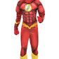 Costumes Usa The Flash Muscle Halloween Costume For Boys, Dc Comics: The New 52, Medium (8-10), Includes Jumpsuit, Mask